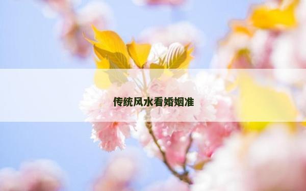 傳統風水看婚姻準 傳統風水看婚姻準