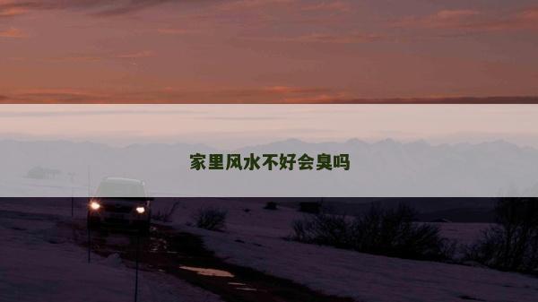 家里風(fēng)水不好會臭嗎