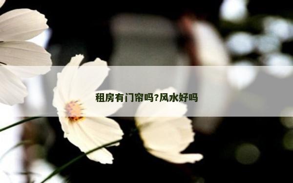 租房有門簾嗎?風水好嗎