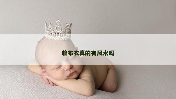 賴布衣真的有風水嗎