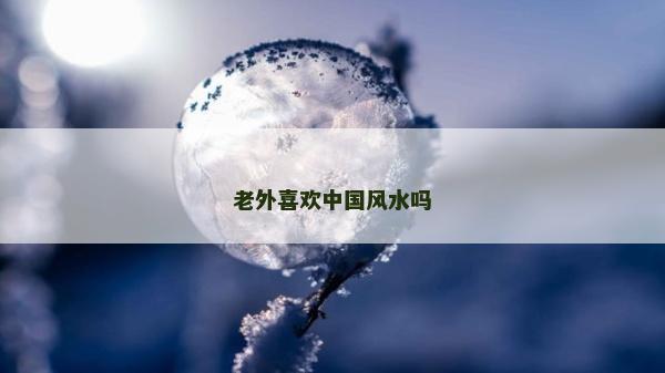 老外喜歡中國風水嗎