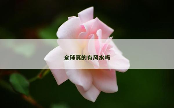 全球真的有風水嗎