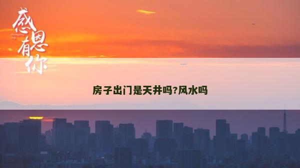 房子出門是天井嗎?風水嗎 房子出門是天井嗎?風水嗎