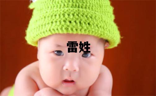 雷姓取名有智慧才氣的男寶寶名字
