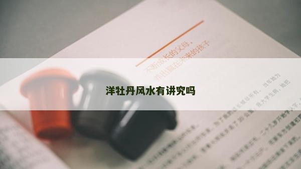 洋牡丹風水有講究嗎 洋牡丹風水有講究嗎