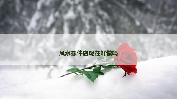 風(fēng)水?dāng)[件店現(xiàn)在好做嗎