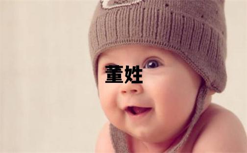 董姓有涵養的男寶寶名字