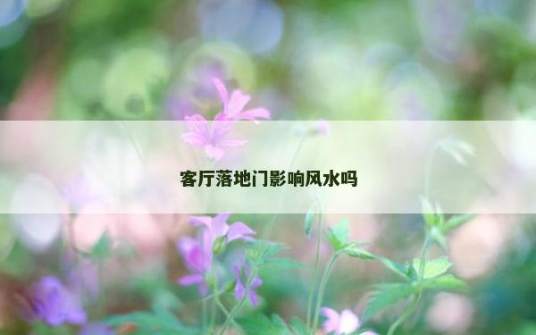 客廳落地門影響風水嗎