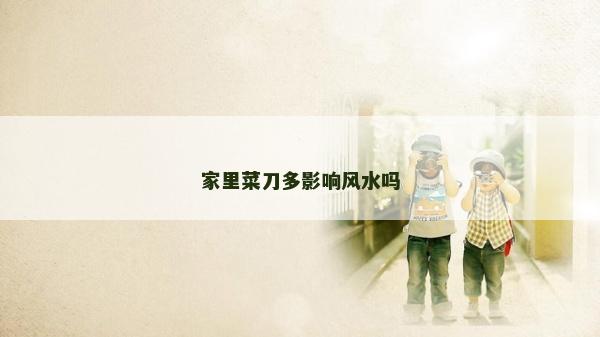 家里菜刀多影響風水嗎 家里菜刀多影響風水嗎
