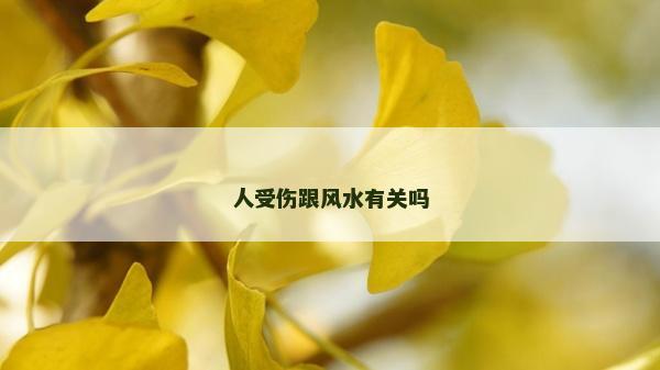 人受傷跟風(fēng)水有關(guān)嗎