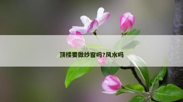 頂樓要做紗窗嗎?風水嗎 頂樓要做紗窗嗎?風水嗎