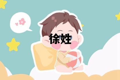 徐姓取名洋氣的男寶寶名字