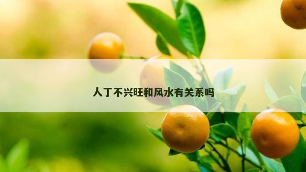 人丁不興旺和風水有關系嗎
