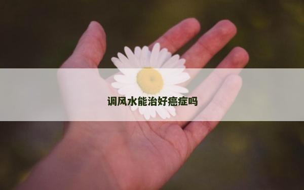 調風水能治好癌癥嗎