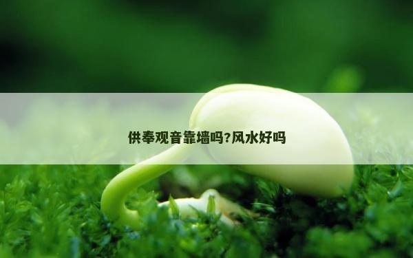 供奉觀音靠墻嗎?風水好嗎 供奉觀音靠墻嗎?風水好嗎