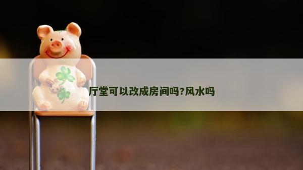 廳堂可以改成房間嗎?風水嗎