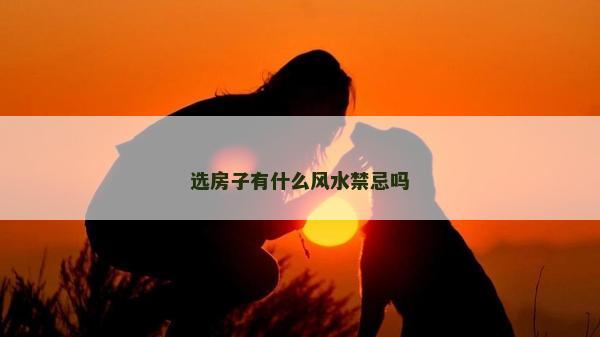 選房子有什么風水禁忌嗎 選房子有什么風水禁忌嗎