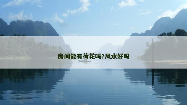 房間能有荷花嗎?風水好嗎