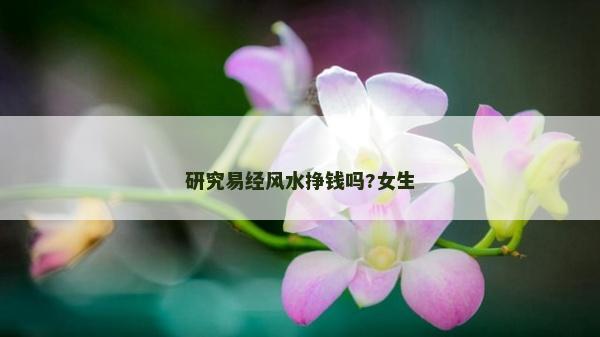 研究易經風水掙錢嗎?女生