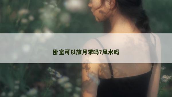 臥室可以放月季嗎?風(fēng)水嗎 臥室可以放月季嗎?風(fēng)水嗎