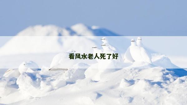 看風(fēng)水老人死了好