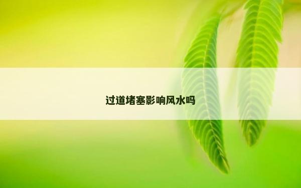 過道堵塞影響風水嗎