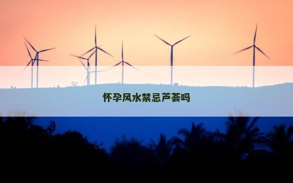懷孕風(fēng)水禁忌蘆薈嗎