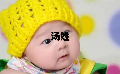 湯姓大氣文雅的女寶寶名字