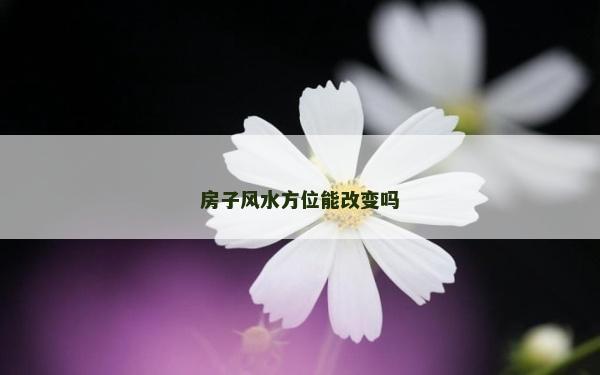房子風水方位能改變嗎 房子風水方位能改變嗎