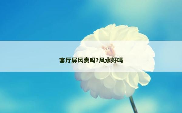 客廳屏風貴嗎?風水好嗎