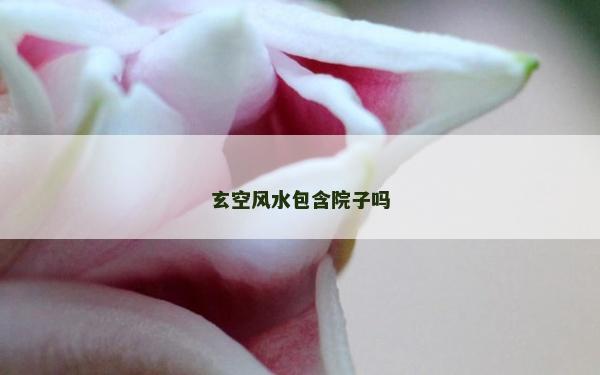 玄空風(fēng)水包含院子嗎 玄空風(fēng)水包含院子嗎