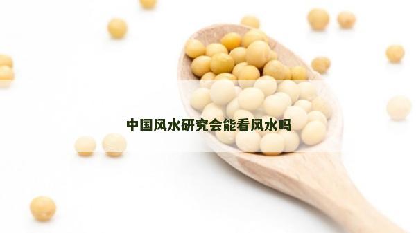 中國風水研究會能看風水嗎