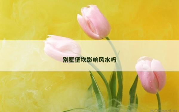 別墅堡坎影響風(fēng)水嗎 別墅堡坎影響風(fēng)水嗎