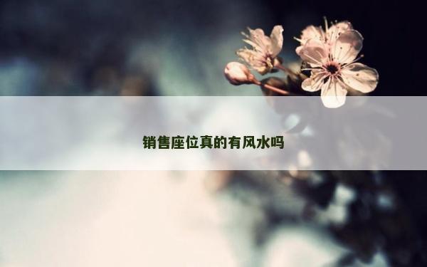 銷售座位真的有風水嗎 銷售座位真的有風水嗎