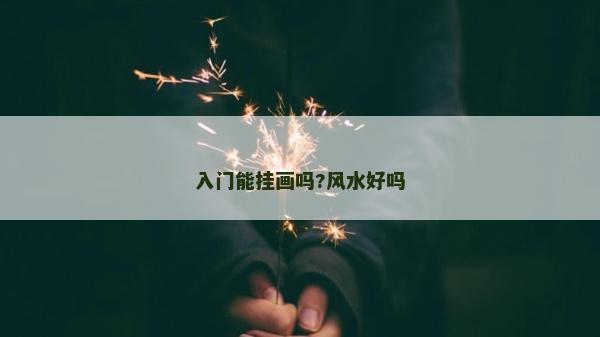 入門能掛畫嗎?風水好嗎