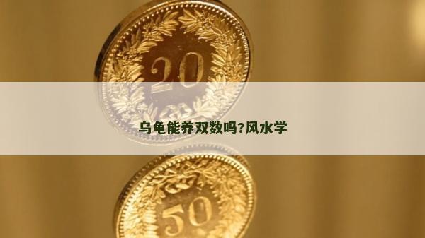 烏龜能養(yǎng)雙數(shù)嗎?風(fēng)水學(xué)