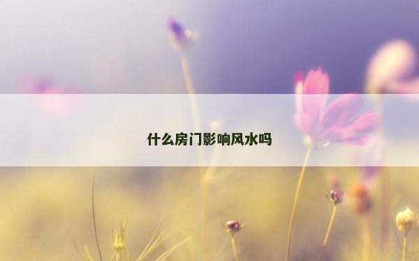 什么房門影響風(fēng)水嗎
