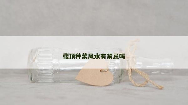 樓頂種菜風水有禁忌嗎 樓頂種菜風水有禁忌嗎