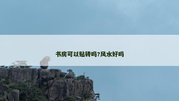 書房可以貼磚嗎?風水好嗎 書房可以貼磚嗎?風水好嗎