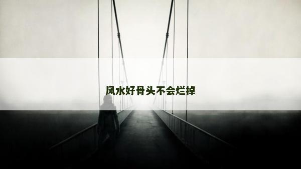 風水好骨頭不會爛掉