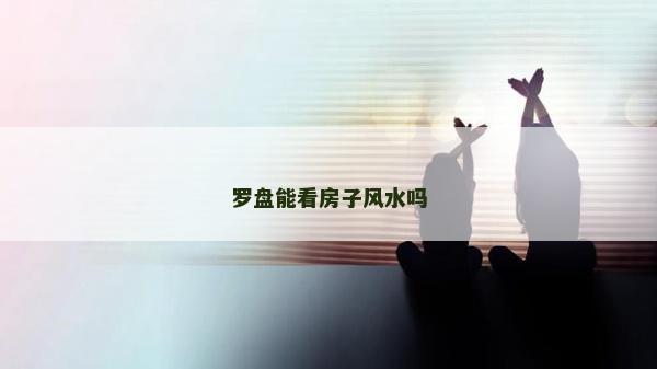 羅盤能看房子風水嗎 羅盤能看房子風水嗎
