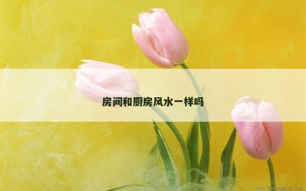 房間和廚房風水一樣嗎