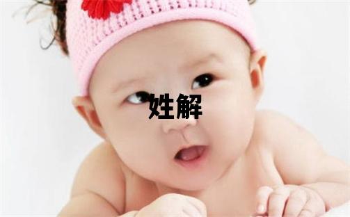 姓解叫什么名字好 姓解的男孩有智慧才氣的名字