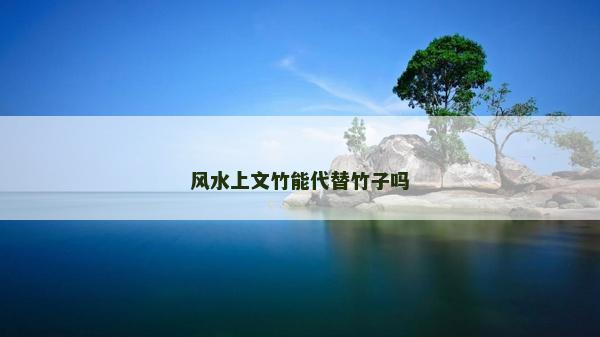 風水上文竹能代替竹子嗎 風水上文竹能代替竹子嗎