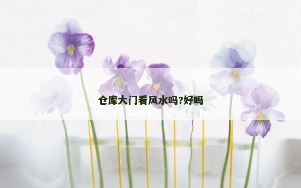 倉庫大門看風水嗎?好嗎 倉庫大門看風水嗎?好嗎
