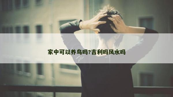 家中可以養(yǎng)鳥嗎?吉利嗎風(fēng)水嗎
