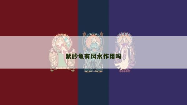 紫砂龜有風水作用嗎