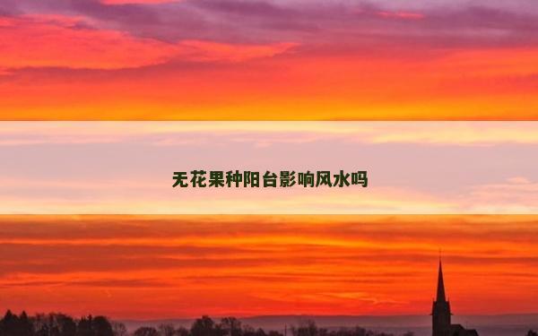 無花果種陽臺影響風水嗎