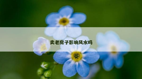 賣老房子影響風水嗎