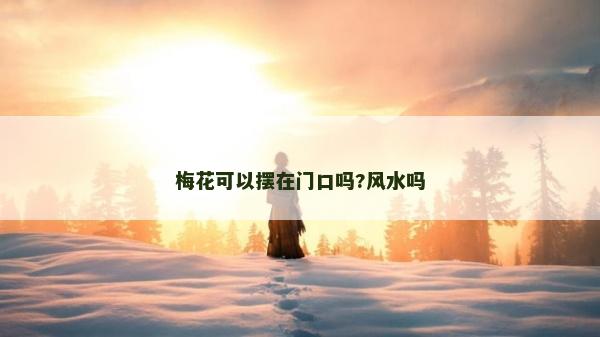 梅花可以擺在門口嗎?風(fēng)水嗎